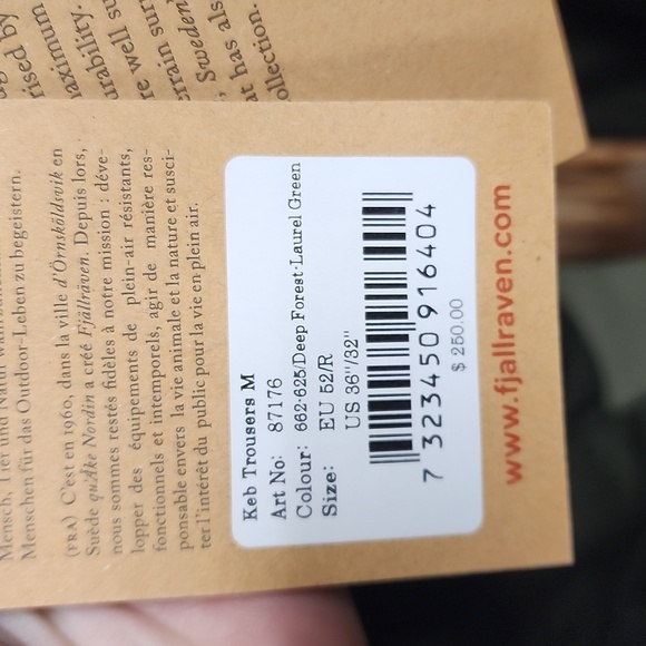 Fjällräven G-1000 KEB TROUSERS Men's Multiple Sizes - Picture 7 of 8